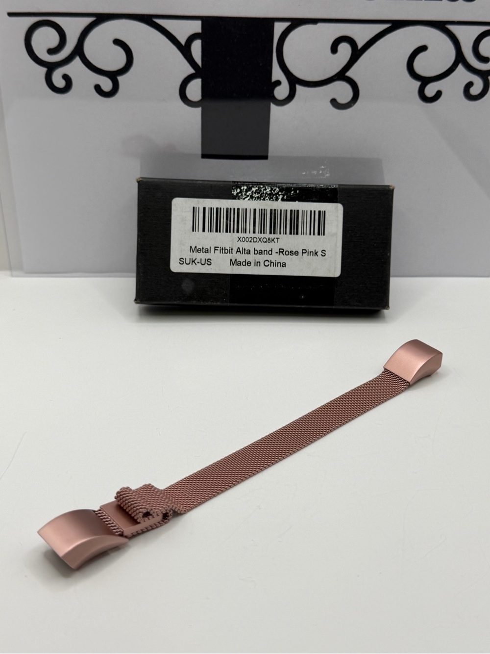 Fitbit Alta Metal Mesh Band - Rose Pink